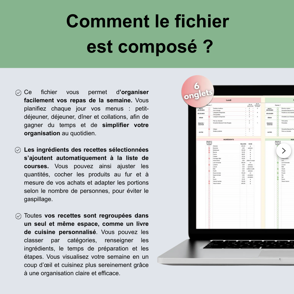 Planificateur Repas et Courses