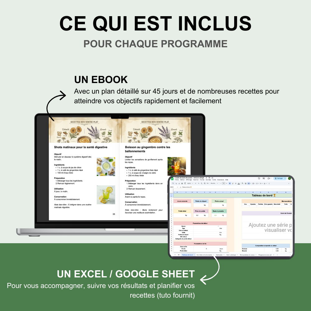 Pack Programmes De 45 Jours