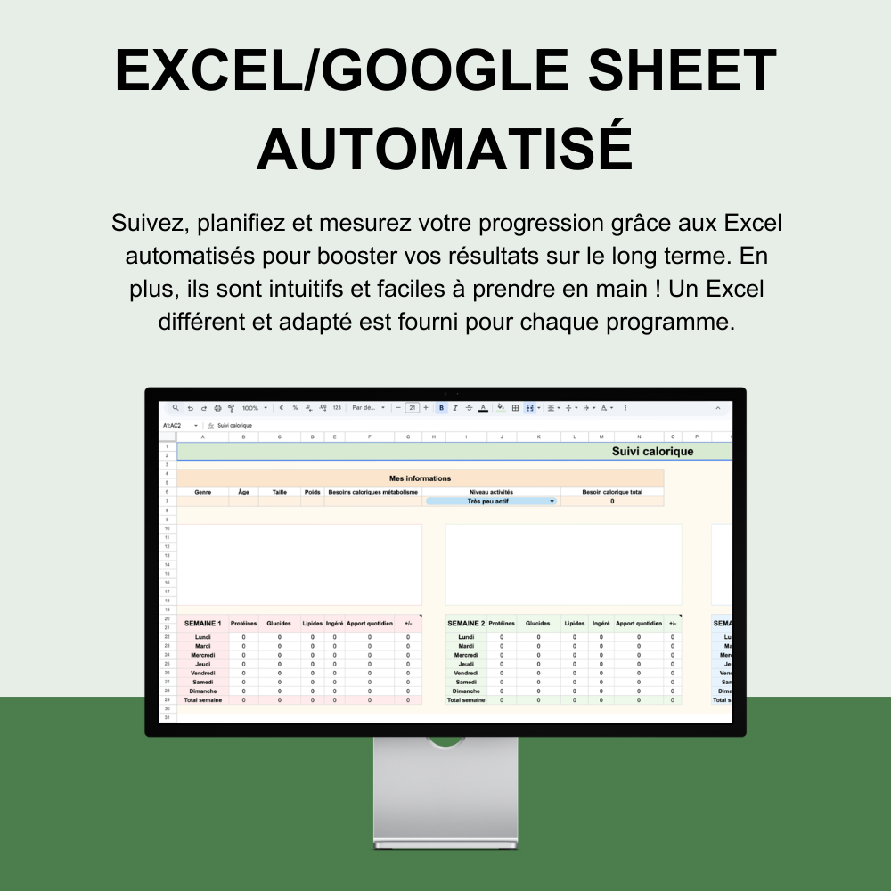 Pack Programmes De 45 Jours