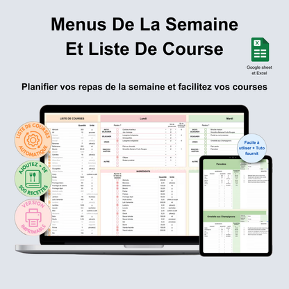 Planificateur Repas et Courses