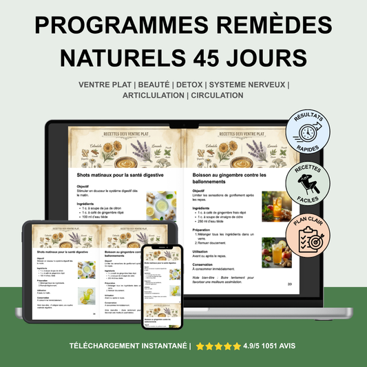 Programme 45 jours – Résultats Naturels