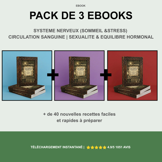 Pack 3 Ebooks - Système nerveux + Circulation Sanguine + Equilibre hormonal